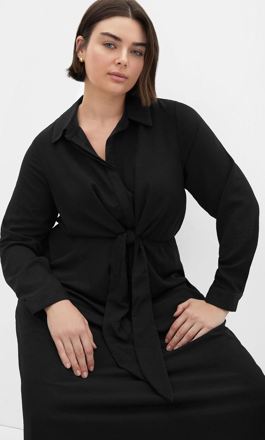image:imageCity Chic Womens Plus Size Dress Chancery LaneBlack