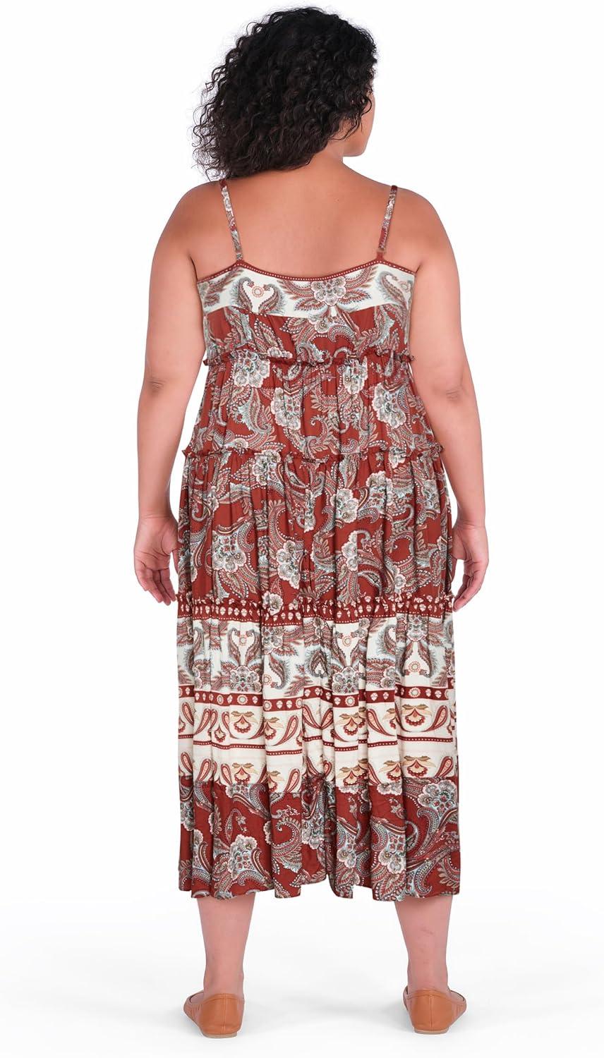 image:imageCity Chic Womens Plus Size Dress Christina MaxiPaisley