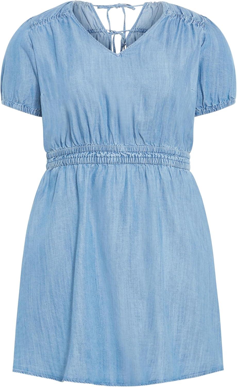 image:imageCity Chic Womens Plus Size Dress Delilah DenimLight Wash