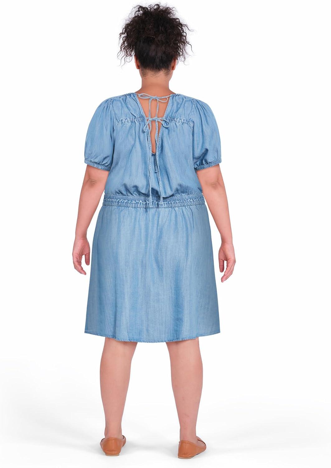 image:imageCity Chic Womens Plus Size Dress Delilah DenimLight Wash
