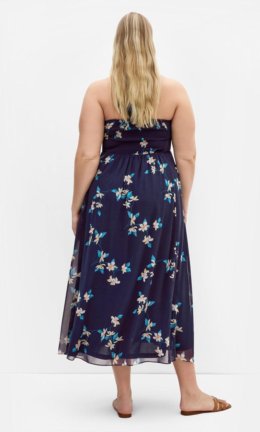 image:imageCity Chic Womens Plus Size Dress Everfree Floral Print MaxiAkita Floral