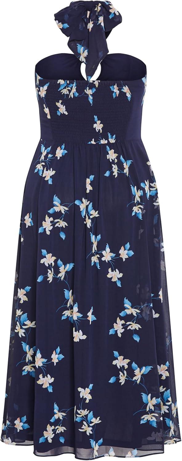 image:imageCity Chic Womens Plus Size Dress Everfree Floral Print MaxiAkita Floral