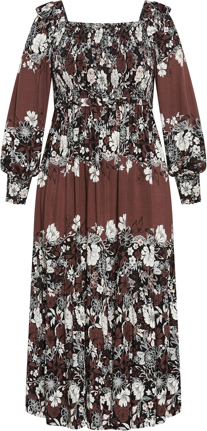 image:imageCity Chic Womens Plus Size Dress HattieFloral