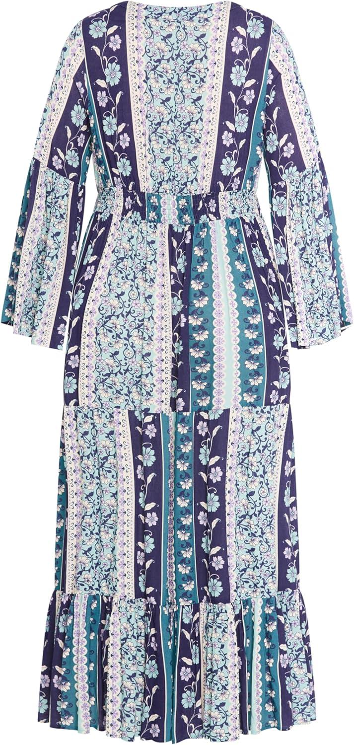 image:imageCity Chic Womens Plus Size Dress Heaven MaxiJewel