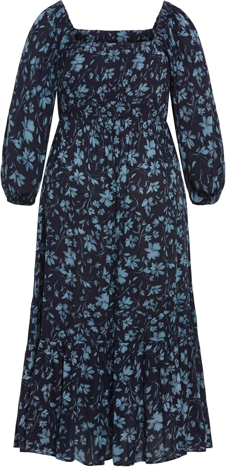 image:imageCity Chic Womens Plus Size Dress McKenzie MaxiFloral