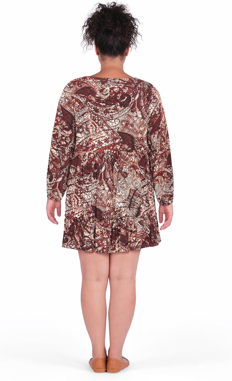 image:imageCity Chic Womens Plus Size Dress Mira Mini PrintPaisley