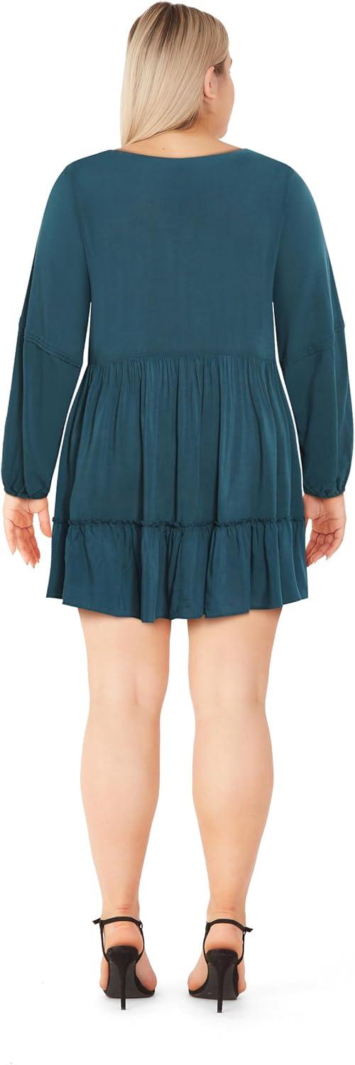 image:imageCity Chic Womens Plus Size Dress Mira MiniTeal
