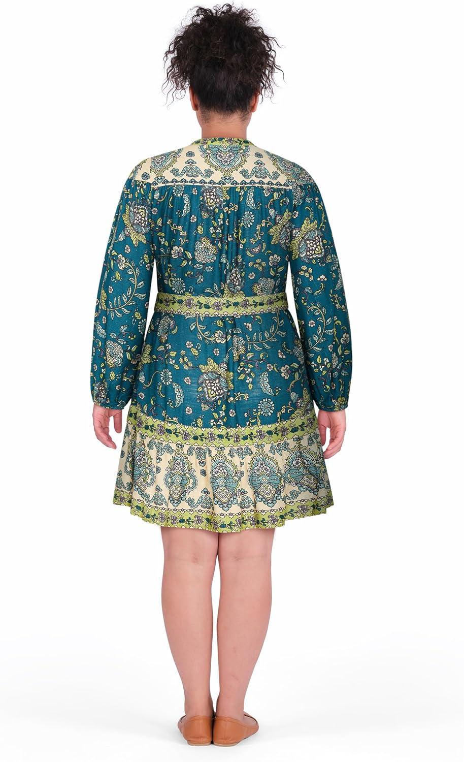 image:imageCity Chic Womens Plus Size Dress Sable MiniPrint