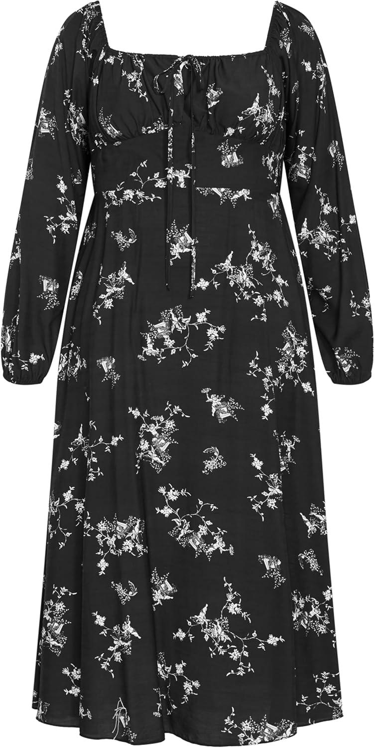 image:imageCity Chic Womens Plus Size Dress Urban Soul MaxiSoul Floral