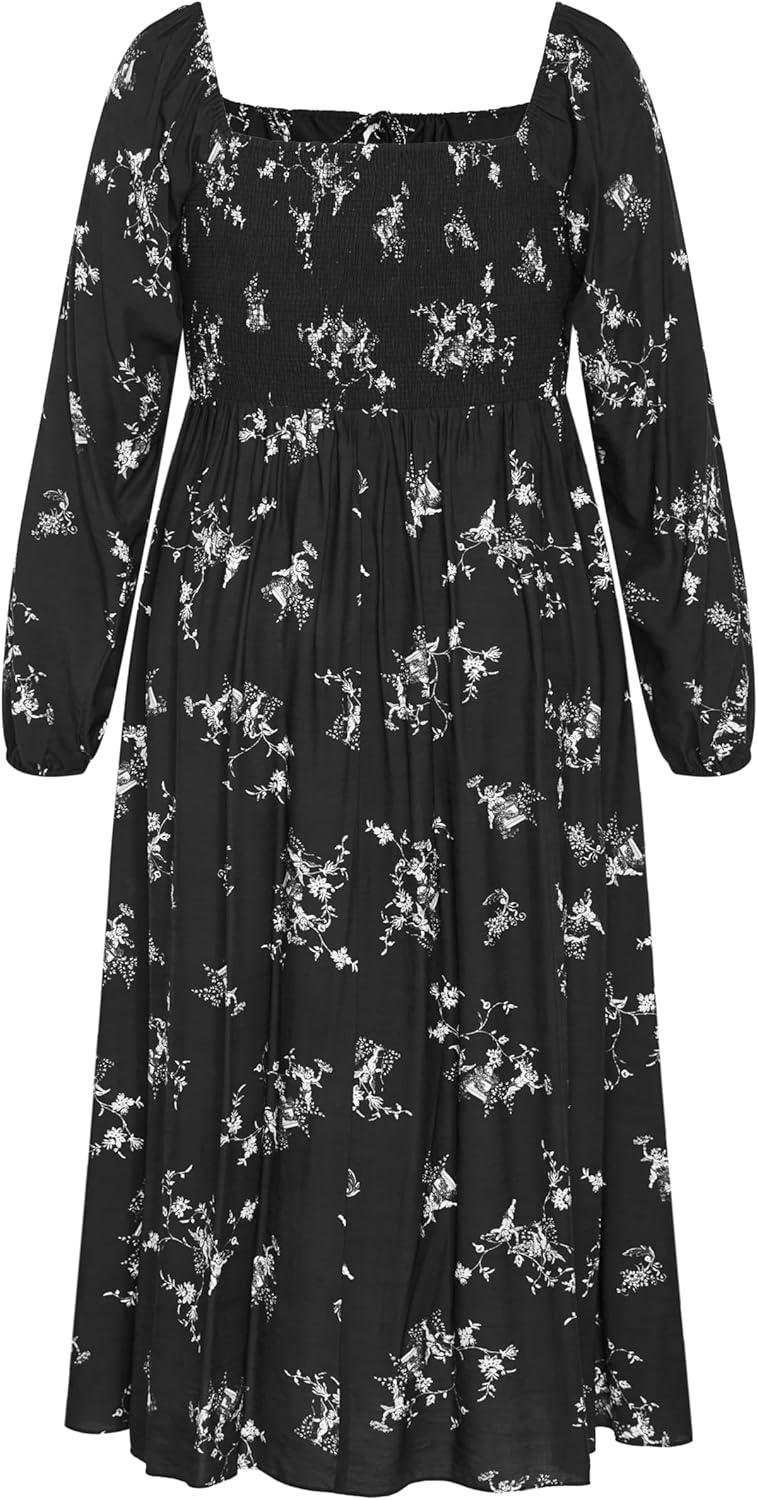 image:imageCity Chic Womens Plus Size Dress Urban Soul MaxiSoul Floral