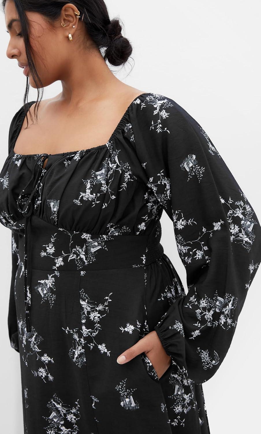 image:imageCity Chic Womens Plus Size Dress Urban Soul MaxiSoul Floral