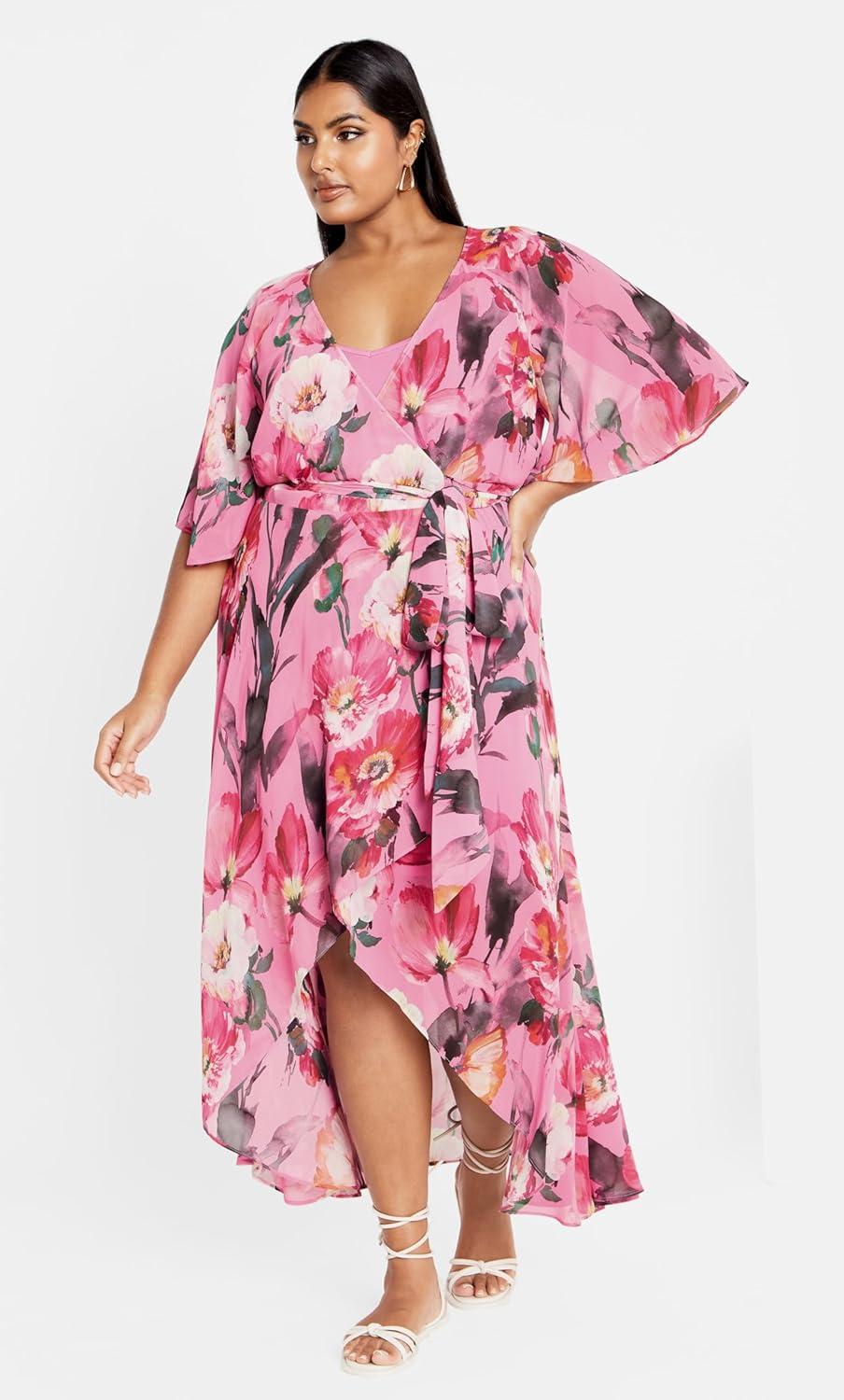 image:imageCity Chic Womens Plus Size DressLovers Lane PrintLovers Lane