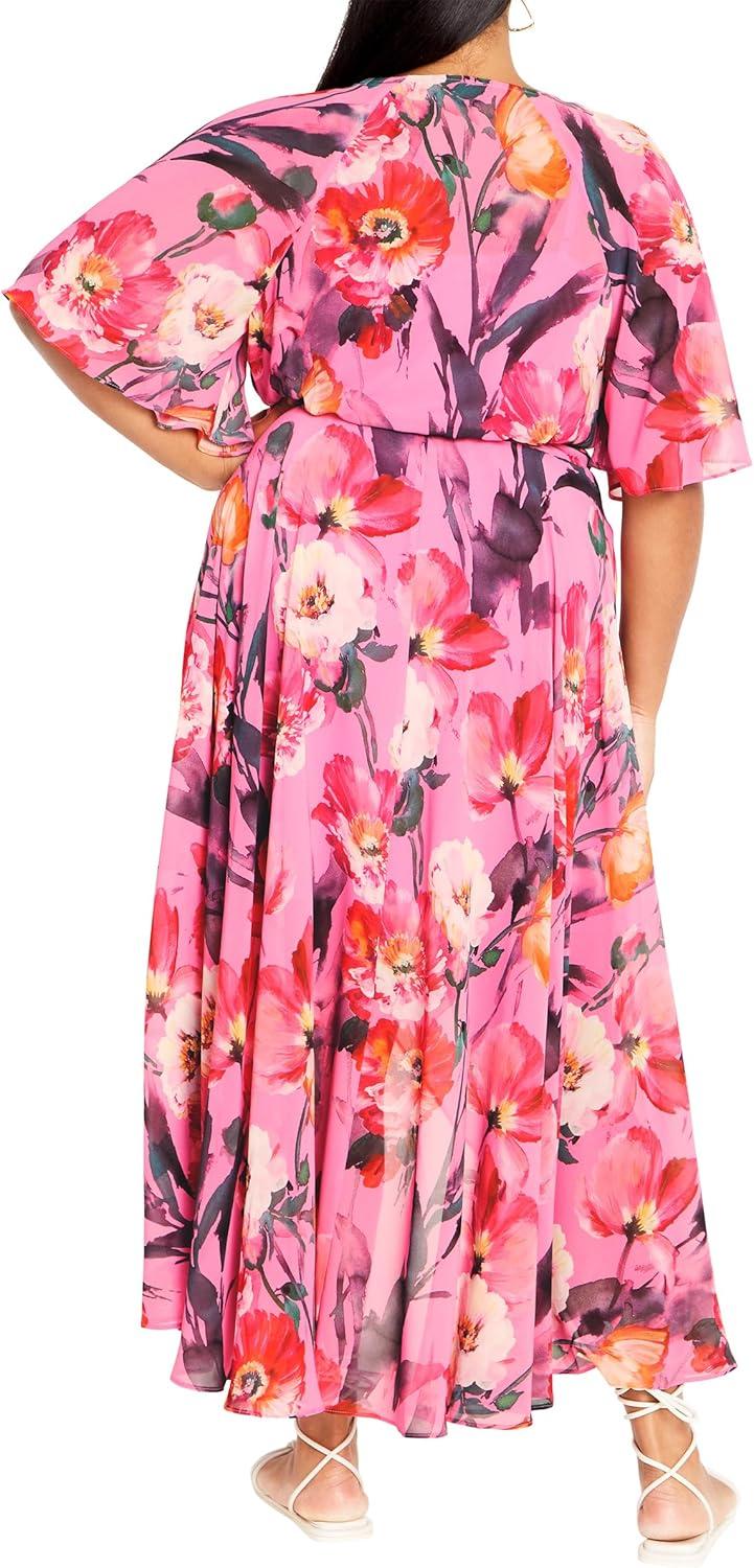 image:imageCity Chic Womens Plus Size DressLovers Lane PrintLovers Lane