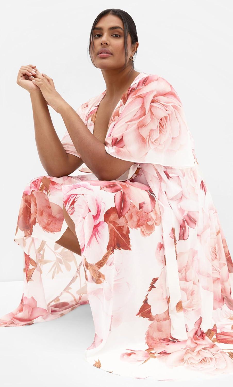 image:imageCity Chic Womens Plus Size DressLovers Lane PrintSunlit Petals