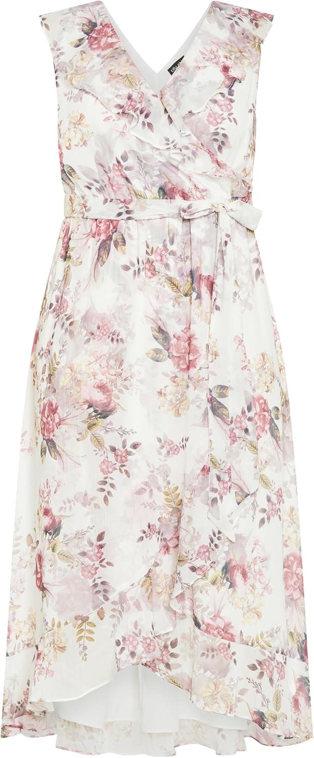 image:imageCity Chic Womens Plus Size Maxi Cocktail Dress Ella JanePastel Floral