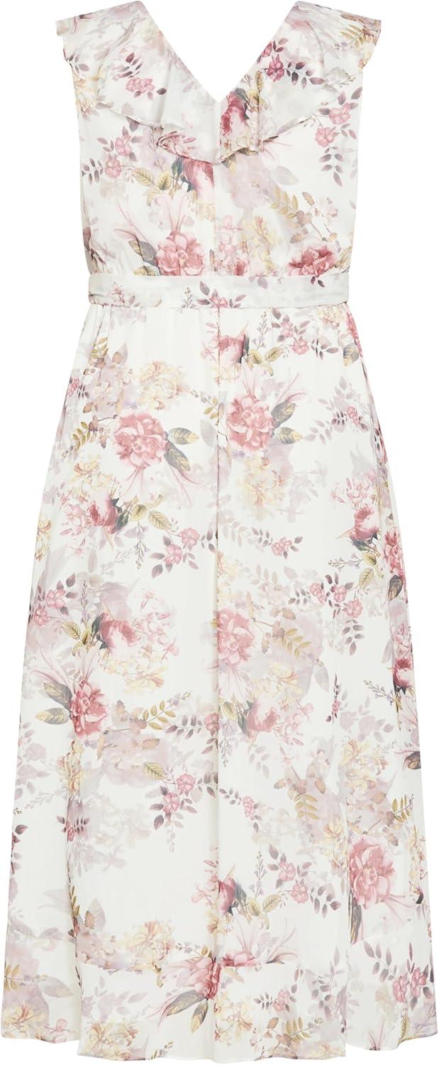 image:imageCity Chic Womens Plus Size Maxi Cocktail Dress Ella JanePastel Floral