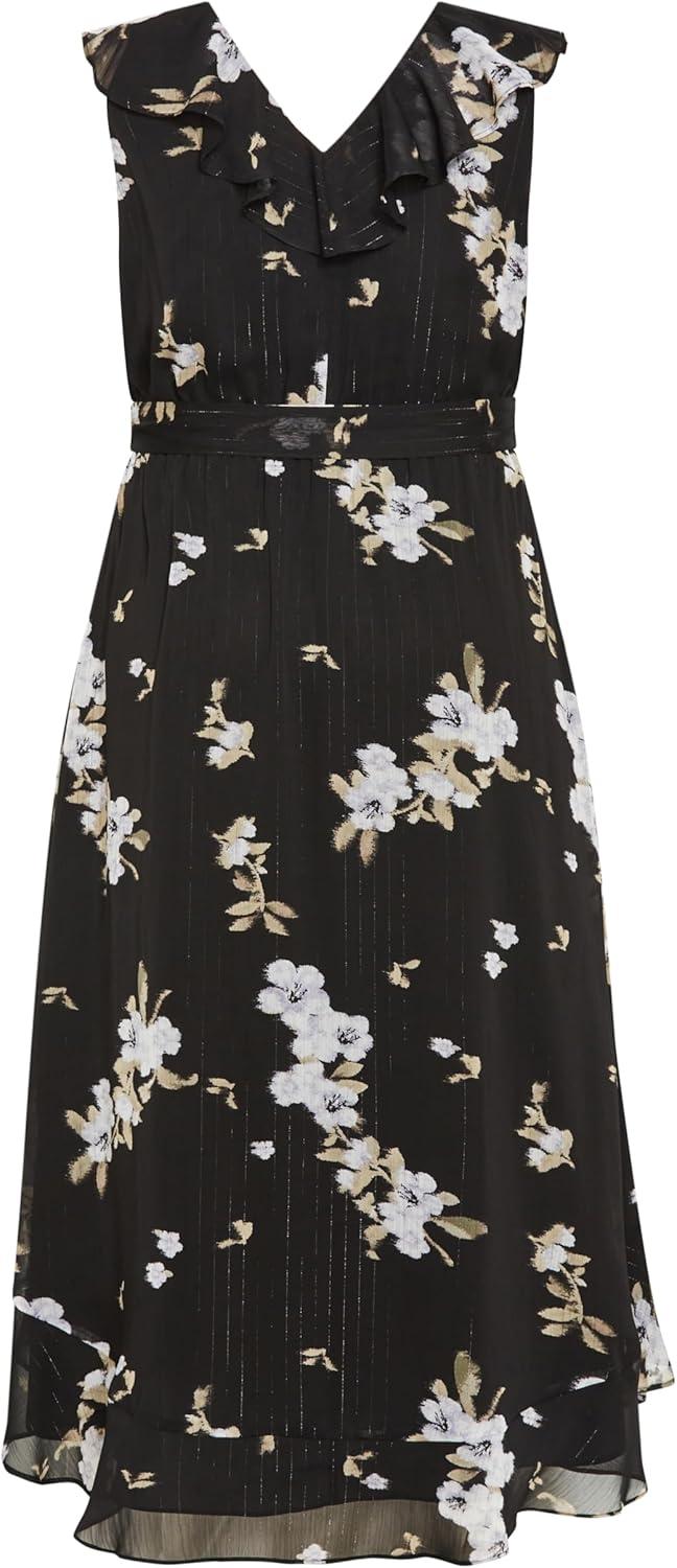 image:imageCity Chic Womens Plus Size Maxi Cocktail Dress Ella JaneWindswept Floral