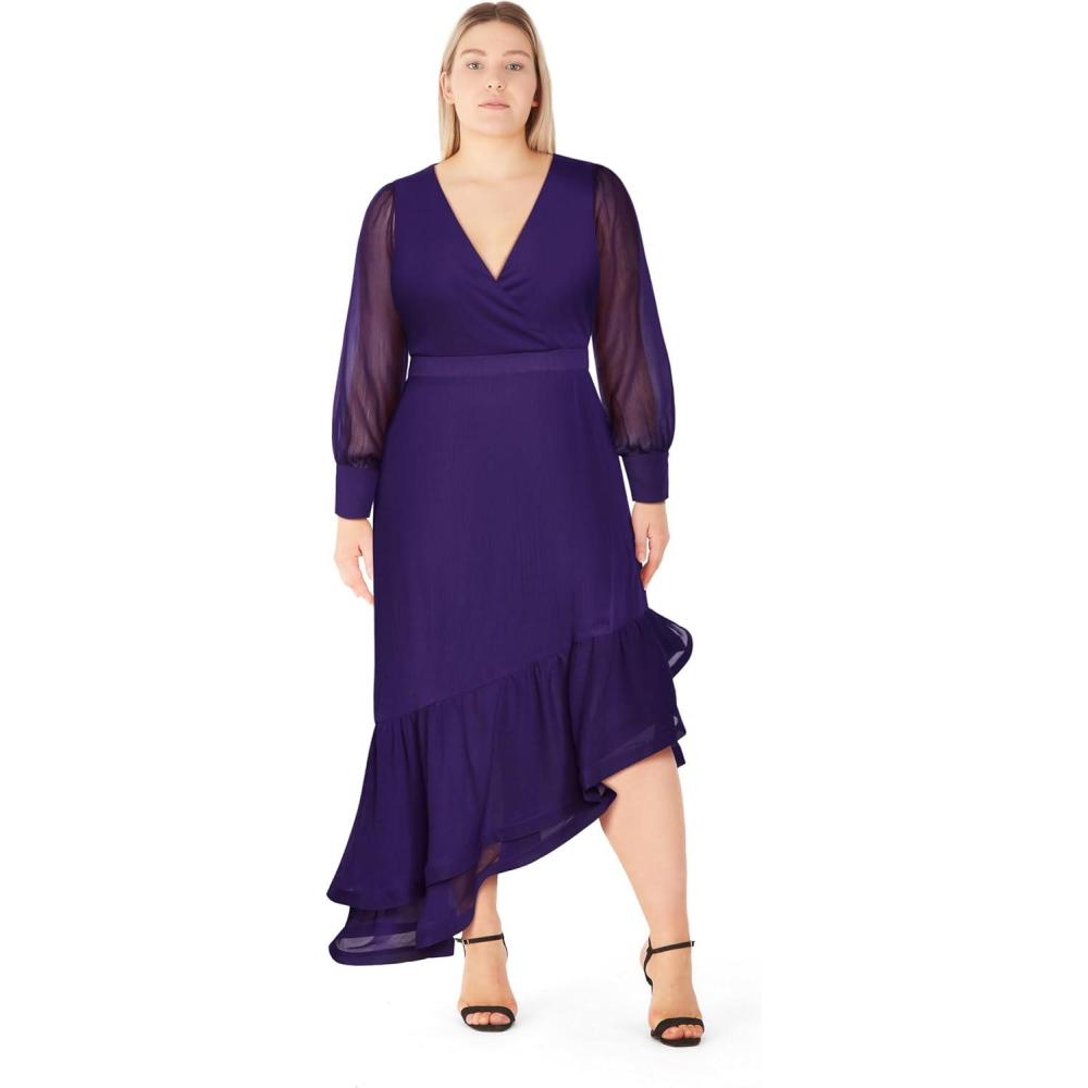 image:imageCity Chic Womens Cocktail Dress  Gracelyn MaxiPurple