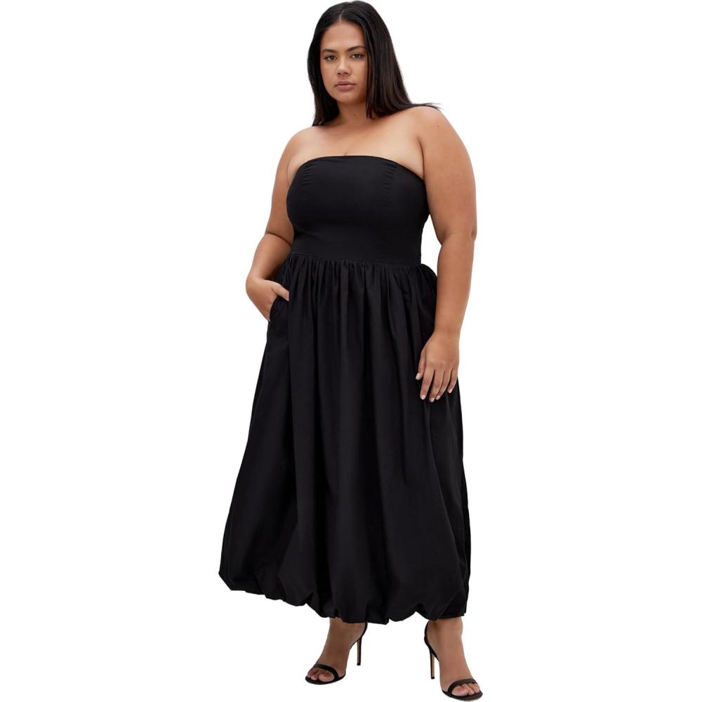 image:imageCity Chic Womens Plus Size Cocktail Dress  Alina MaxiBlack