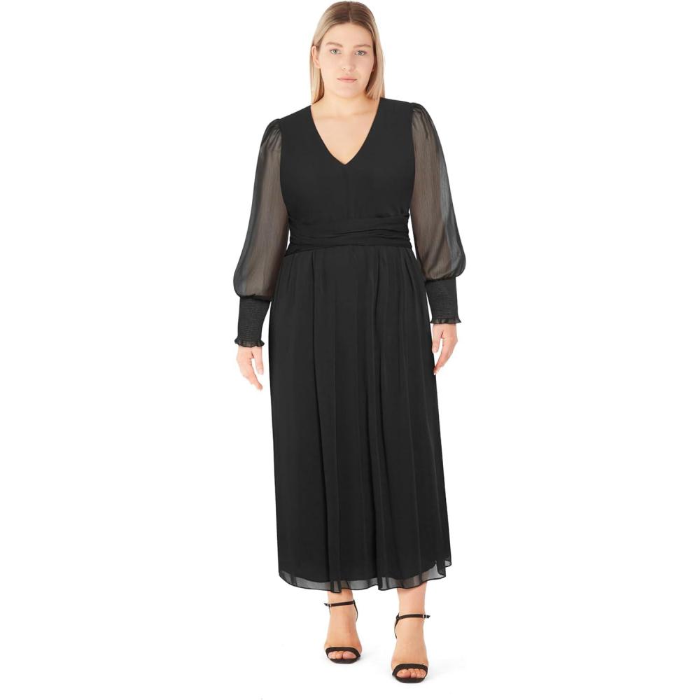 image:imageCity Chic Womens Plus Size Cocktail Dress Halo MaxiBlack