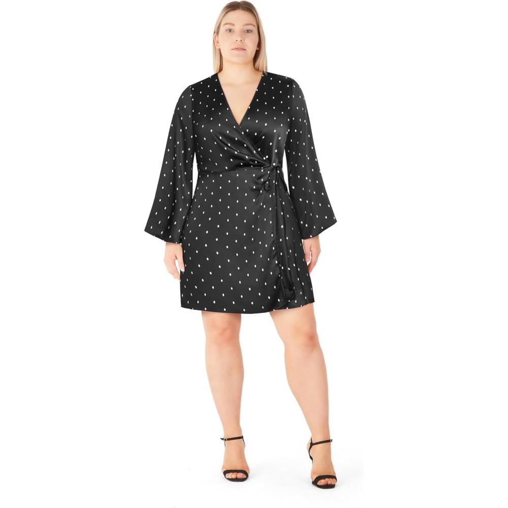 image:imageCity Chic Womens Plus Size Cocktail Dress  Nina SpotPrint