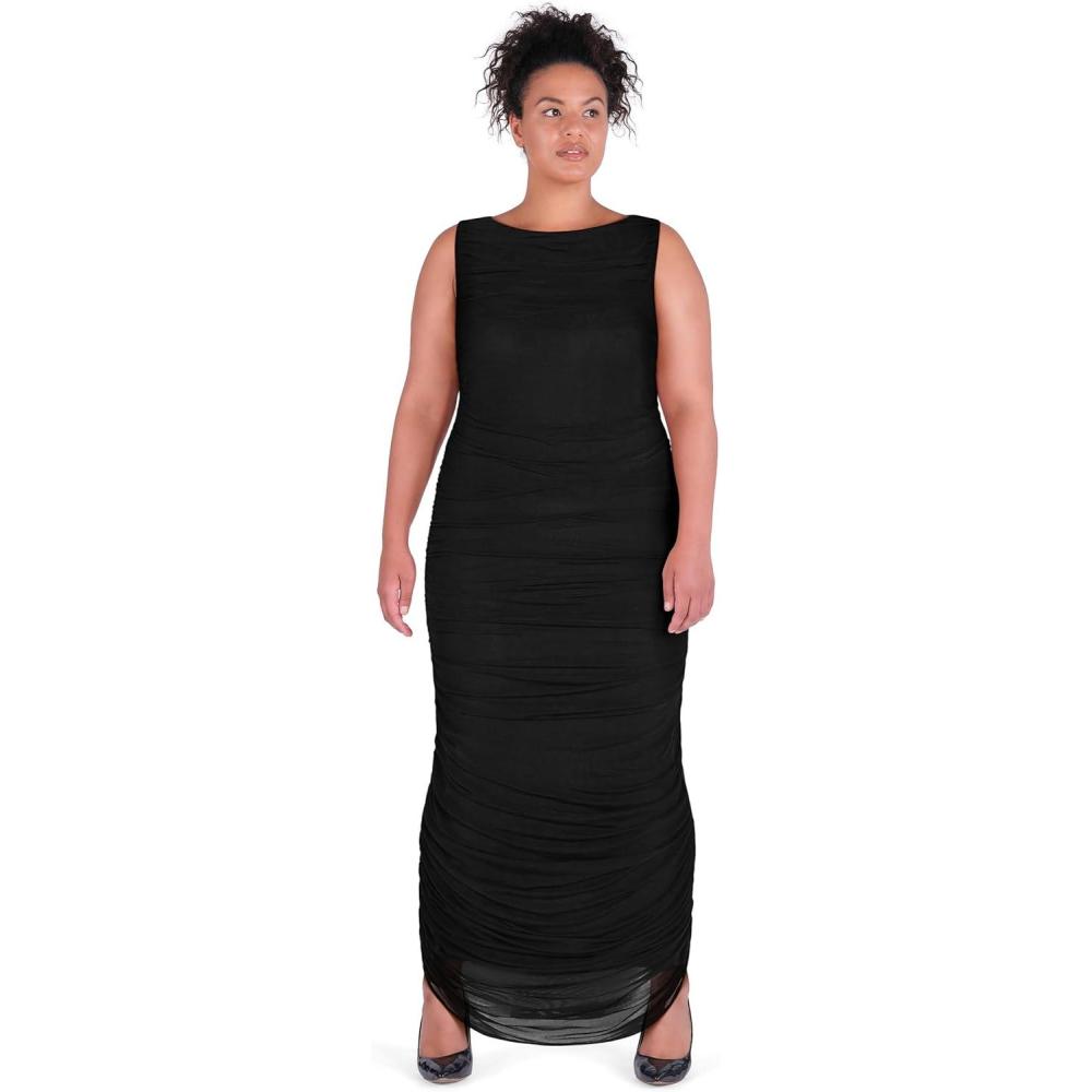 image:imageCity Chic Womens Plus Size Cocktail Dress Nova MidiBlack