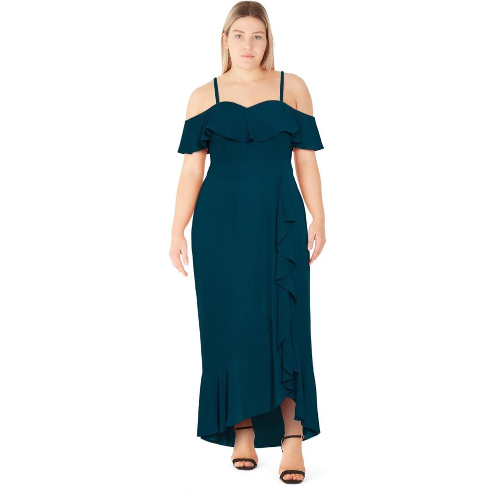 image:imageCity Chic Womens Plus Size Cocktail Dress  Remi MaxiEmerald