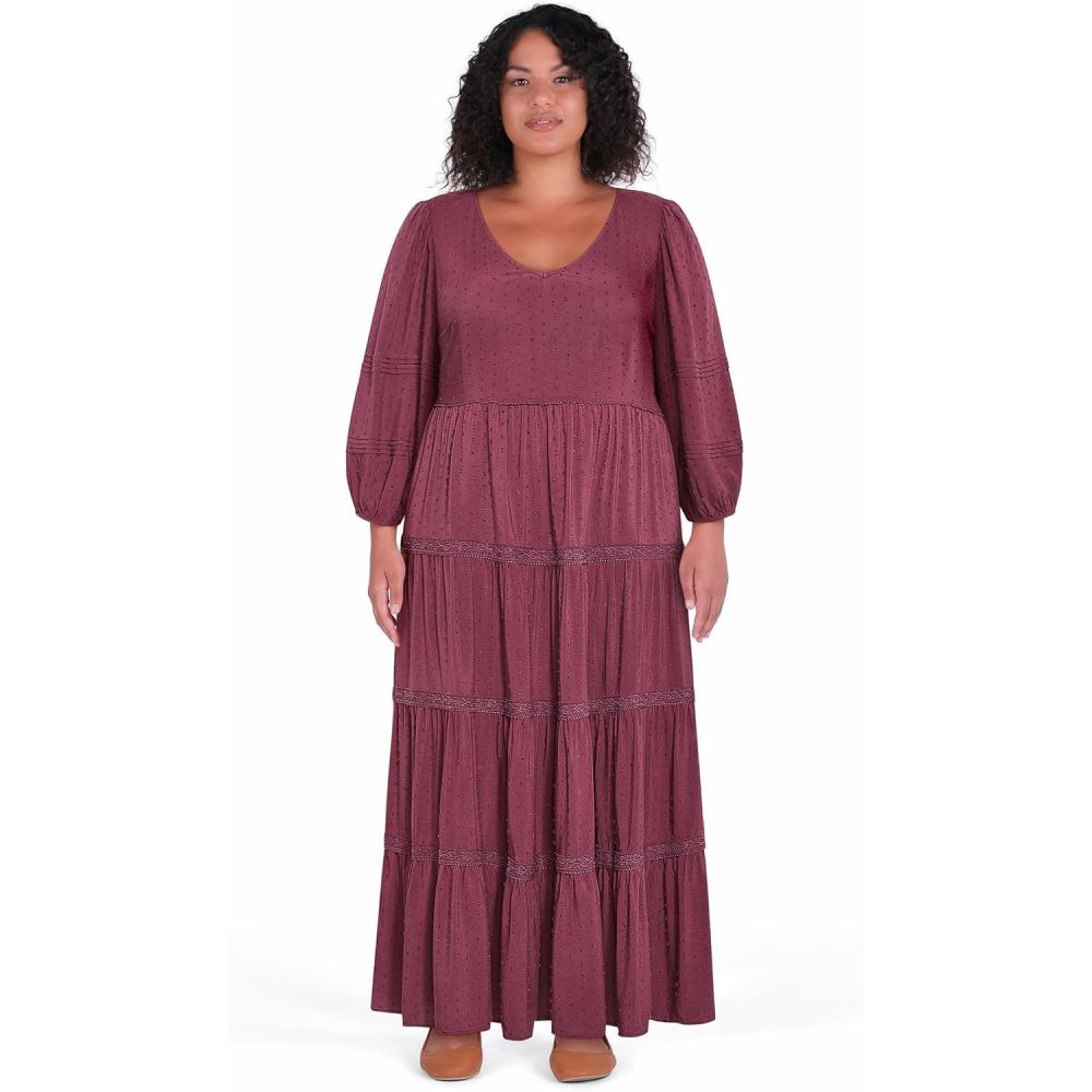 image:imageCity Chic Womens Plus Size Dress Brooklynn MaxiPurple