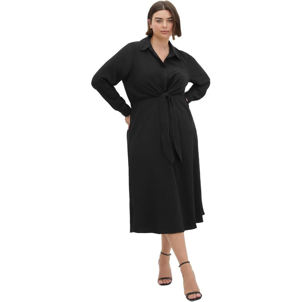 image:imageCity Chic Womens Plus Size Dress Chancery LaneBlack