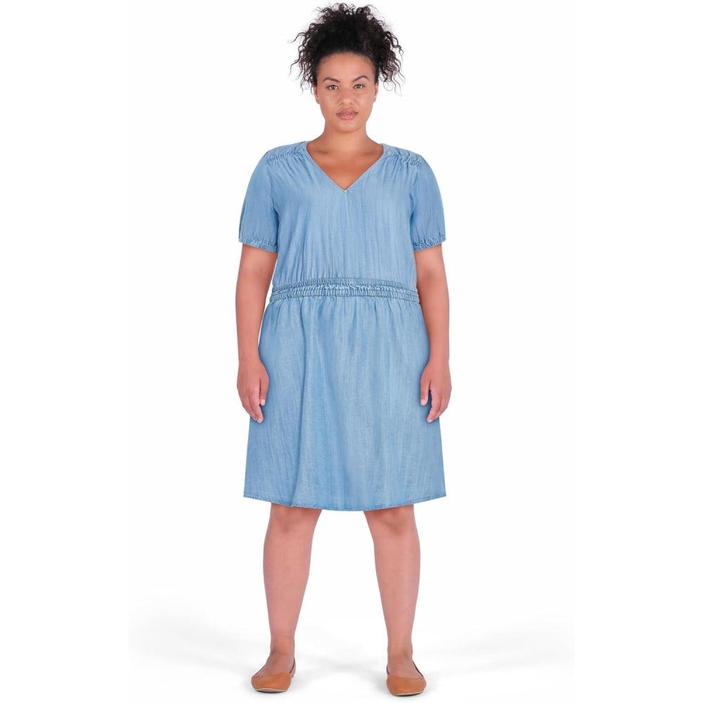 image:imageCity Chic Womens Plus Size Dress  Delilah DenimLight Wash