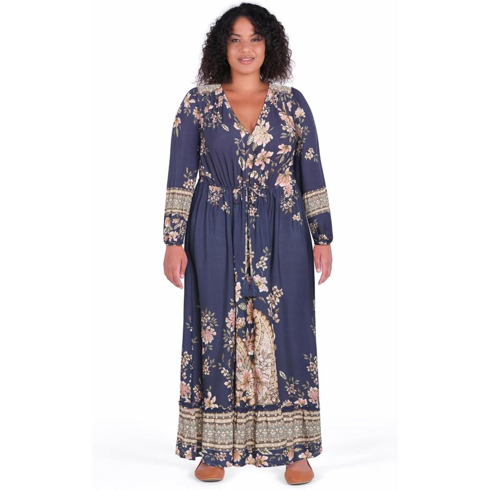 image:imageCity Chic Womens Plus Size Dress  Destiny MaxiPaisley