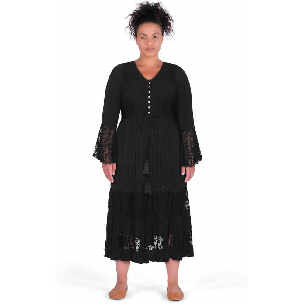 image:imageCity Chic Womens Plus Size Dress Dulce MaxiBlack