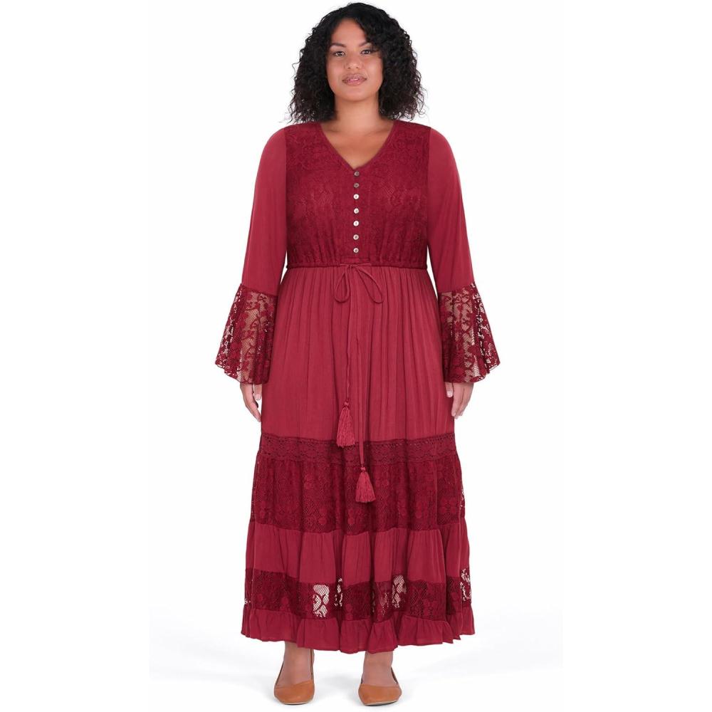 image:imageCity Chic Womens Plus Size Dress Dulce MaxiRed