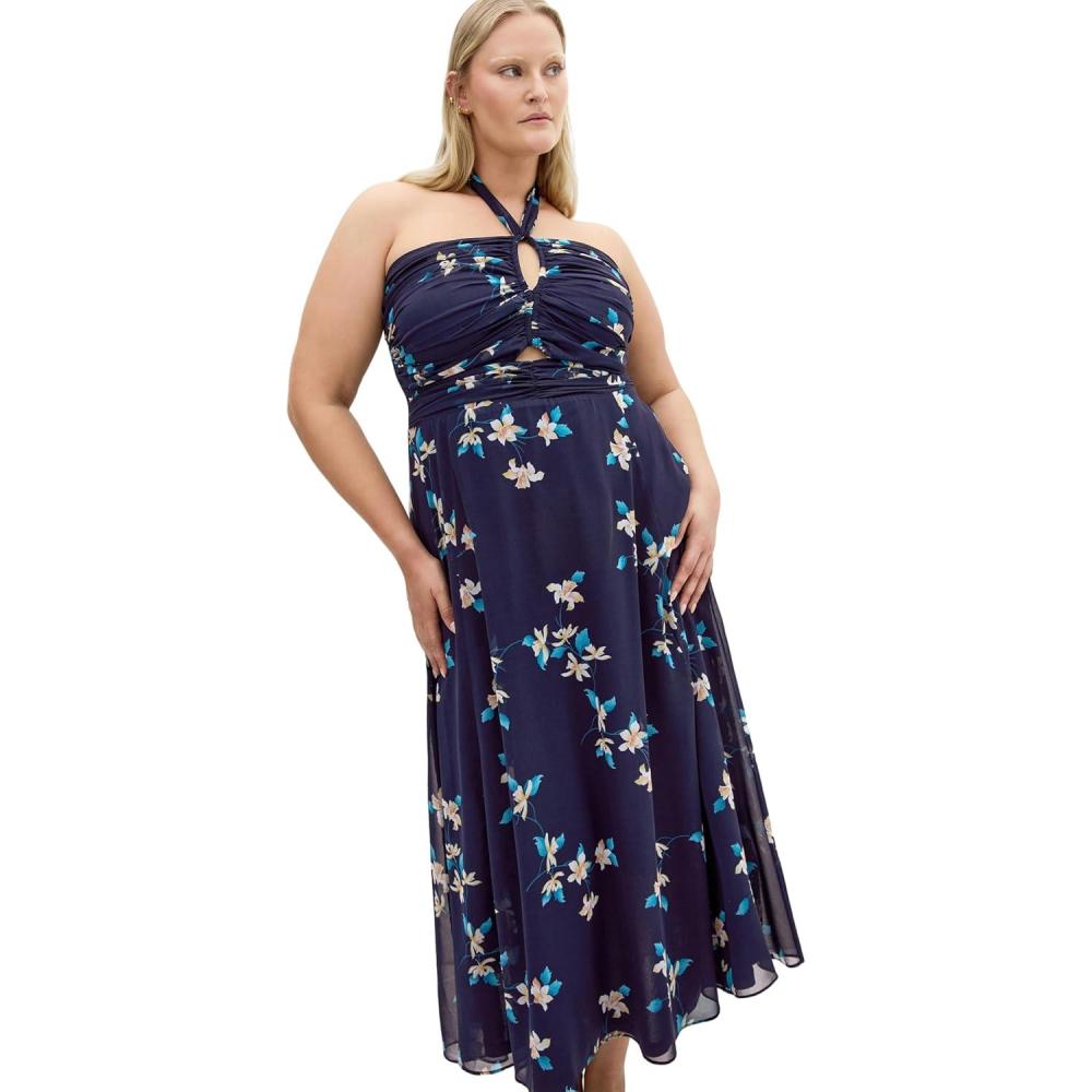 image:imageCity Chic Womens Plus Size Dress Everfree Floral Print MaxiAkita Floral