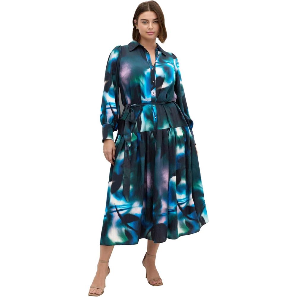 image:imageCity Chic Womens Plus Size Dress  Haze Bloom MaxiHaze Bloom