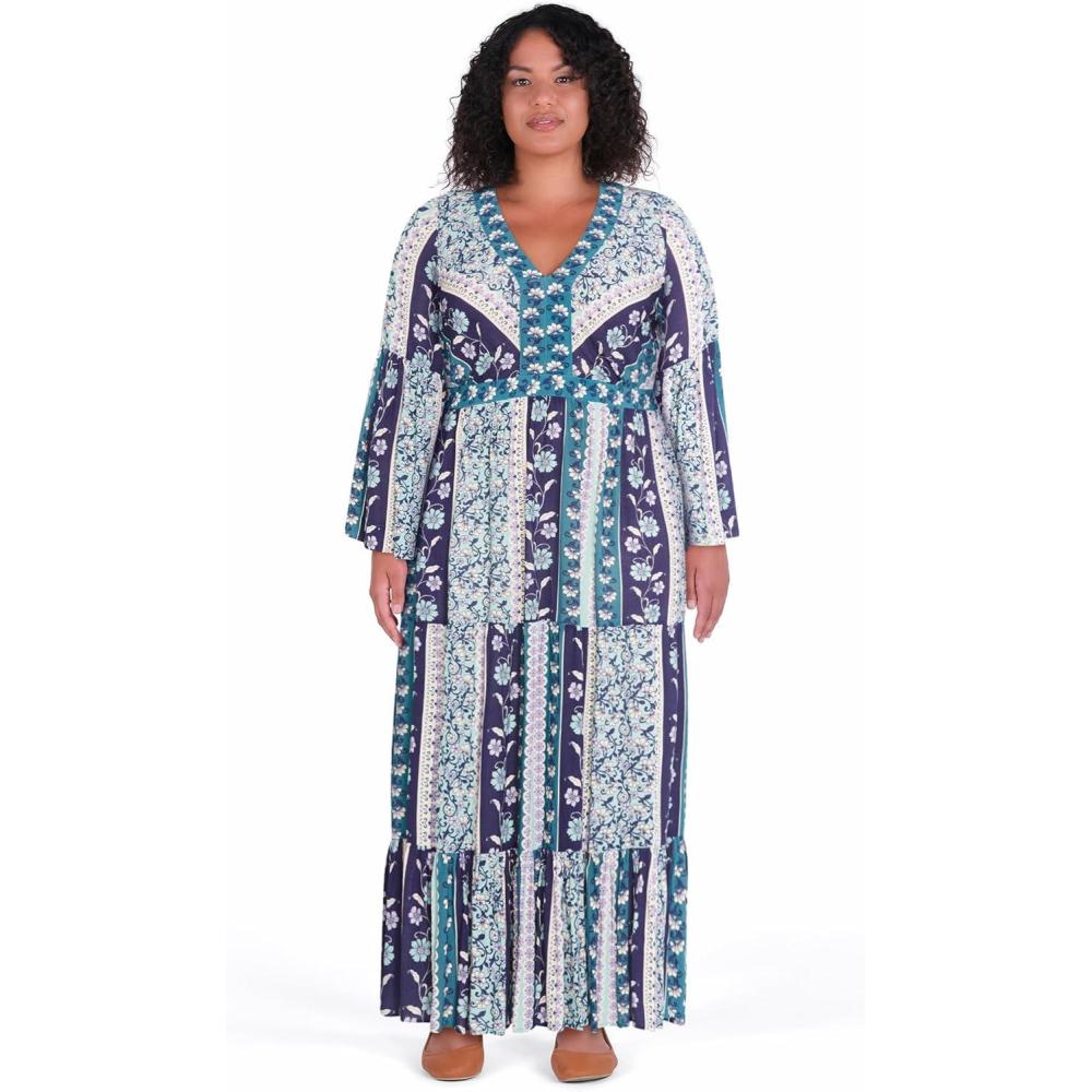 image:imageCity Chic Womens Plus Size Dress Heaven MaxiJewel