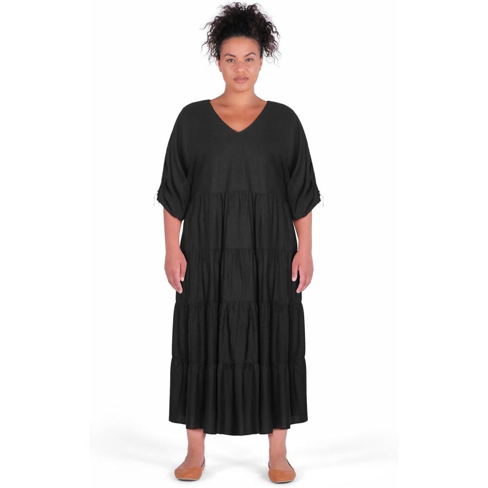 image:imageCity Chic Womens Plus Size Dress  Jenna CasualBlack
