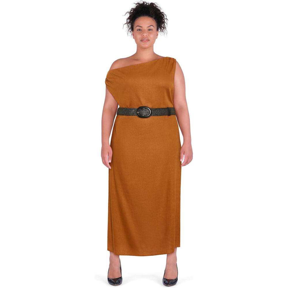 image:imageCity Chic Womens Plus Size Dress Lana MaxiHoney