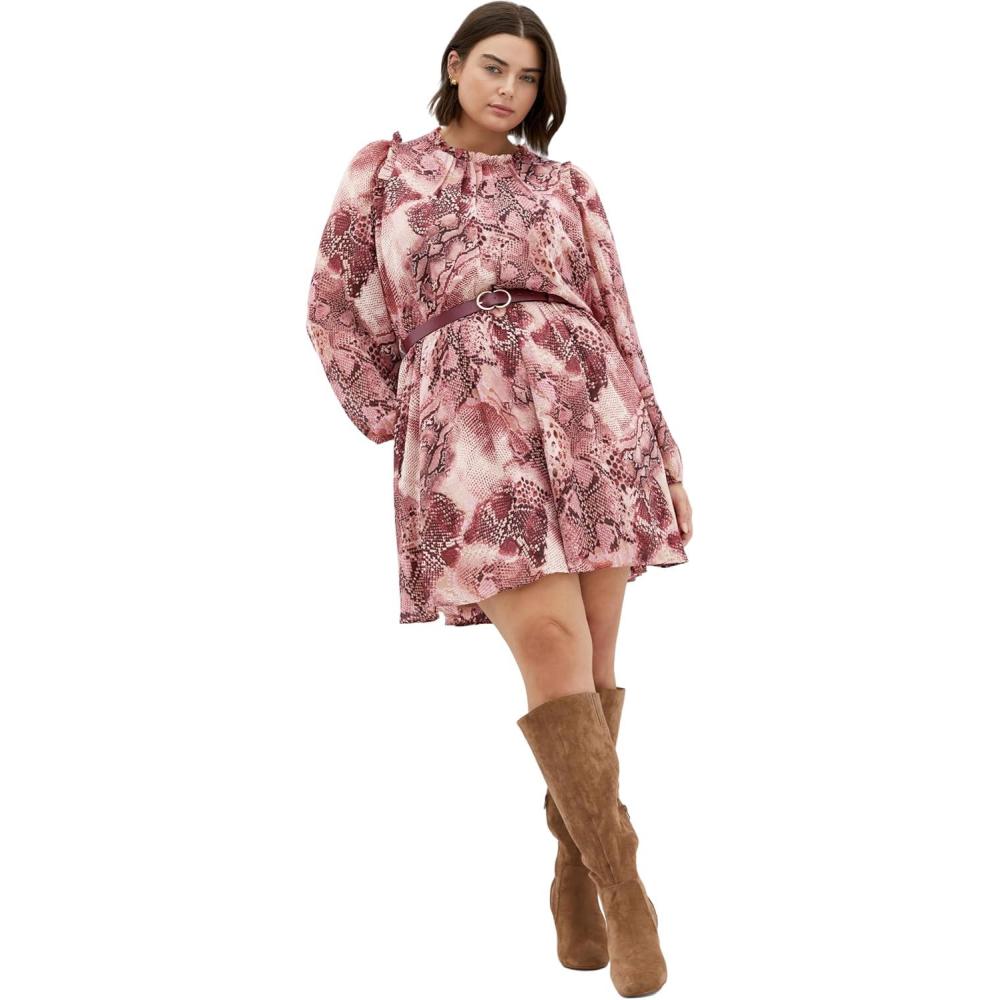 image:imageCity Chic Womens Plus Size Dress  Maddie PrintViper