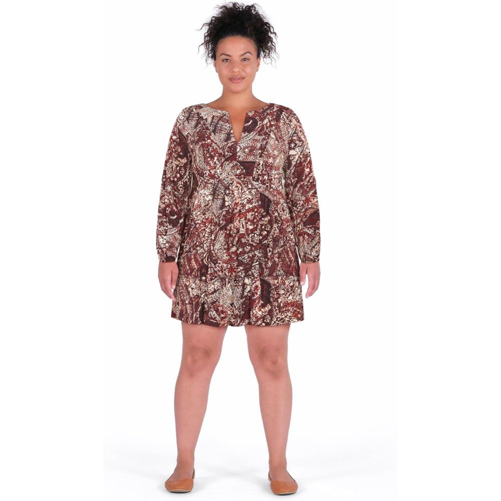 image:imageCity Chic Womens Plus Size Dress  Mira Mini PrintPaisley