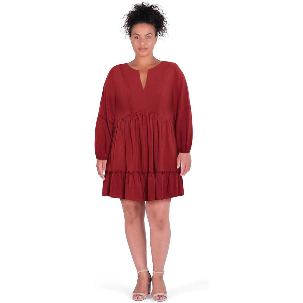 image:imageCity Chic Womens Plus Size Dress  Mira MiniRed
