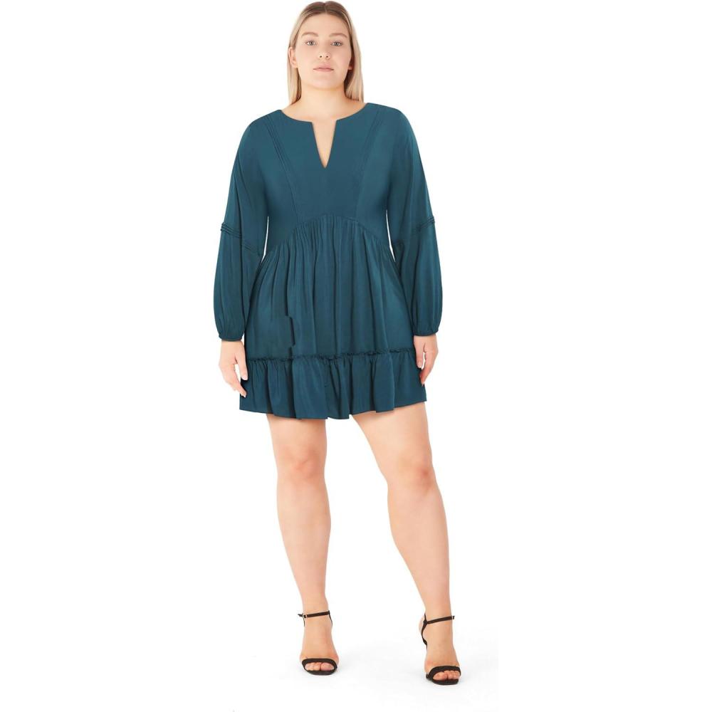 image:imageCity Chic Womens Plus Size Dress  Mira MiniTeal