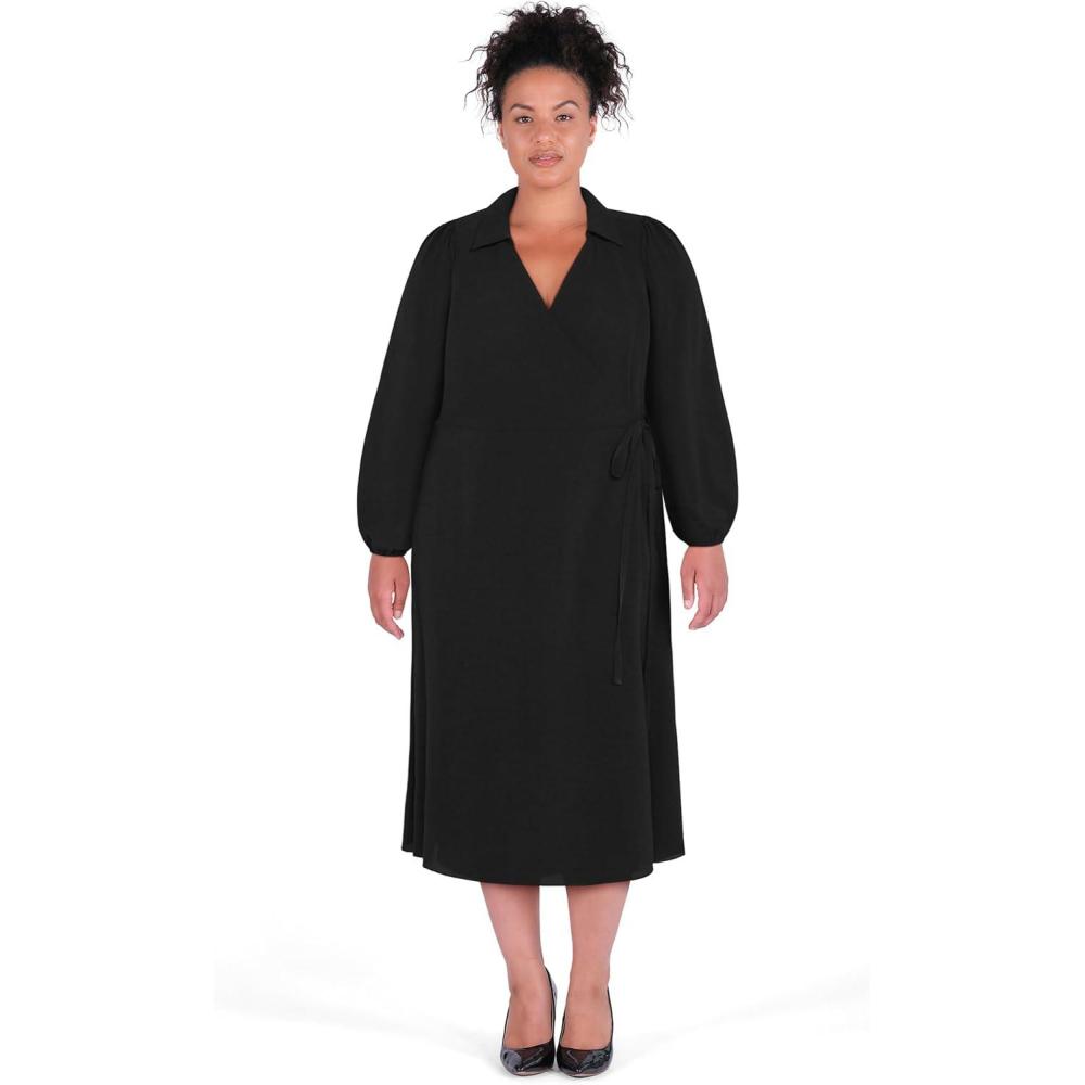 image:imageCity Chic Womens Plus Size Dress  Miracle MaxiBlack