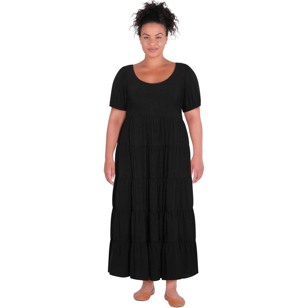 image:imageCity Chic Womens Plus Size Dress  Sierra PlainBlack