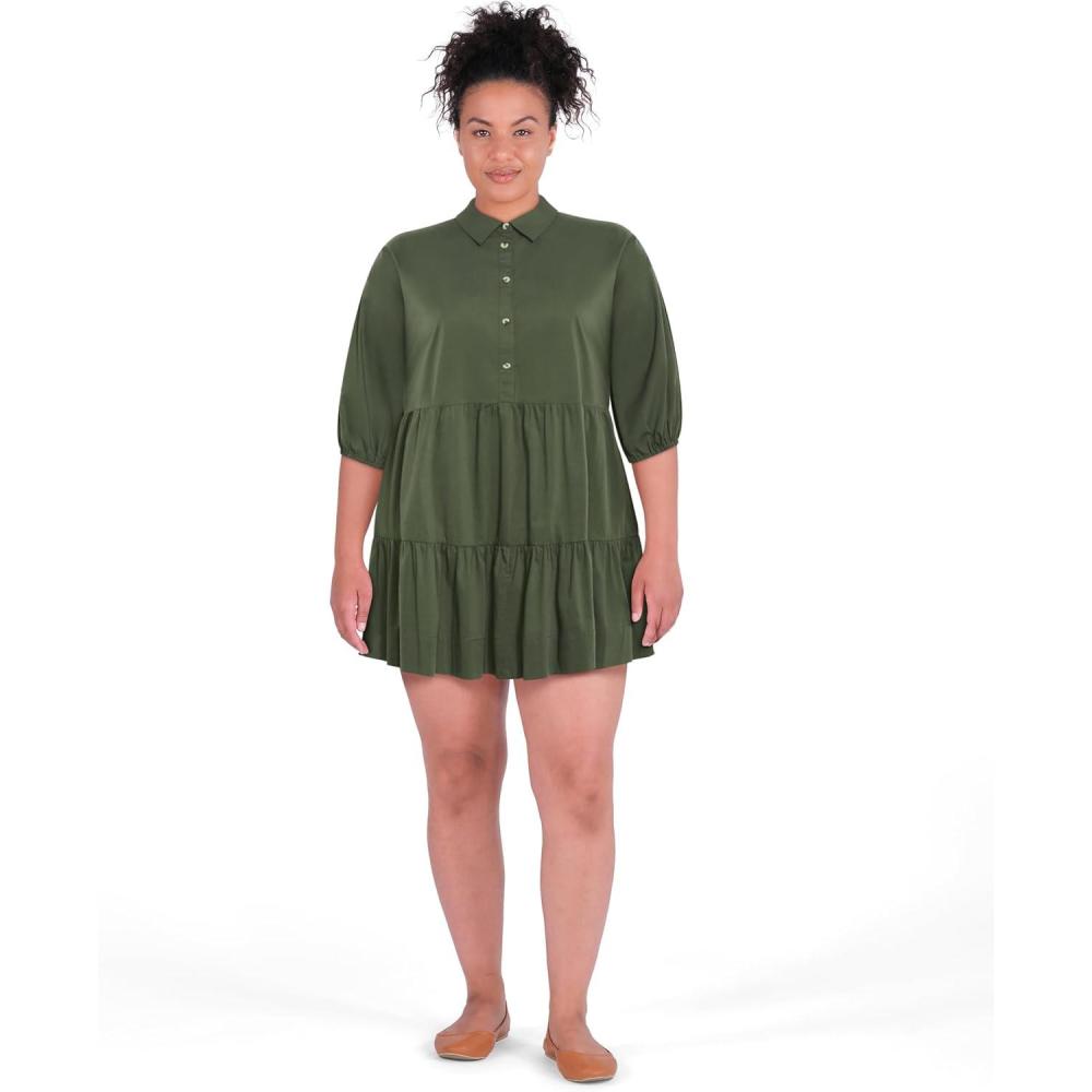 image:imageCity Chic Womens Plus Size Dress  VanessaKhaki