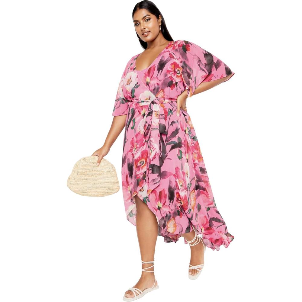 image:imageCity Chic Womens Plus Size DressLovers Lane PrintLovers Lane