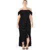 image:imageCity Chic Womens Plus Size Cocktail Dress  Event Hi Low MaxiBlack