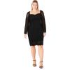 image:imageCity Chic Womens Plus Size Cocktail Dress  LondynBlack