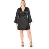 image:imageCity Chic Womens Plus Size Cocktail Dress  Nina SpotPrint