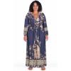 image:imageCity Chic Womens Plus Size Dress  Destiny MaxiPaisley